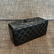 Chanel Rectangular Vanity Box Black Bag 22x10x8.5cm - 3
