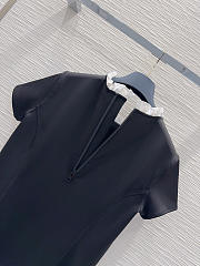 Louis Vuitton Contrast Ruffle Trim Dress - 4