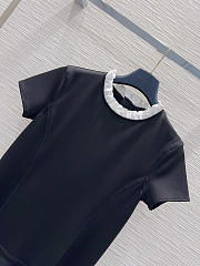 Louis Vuitton Contrast Ruffle Trim Dress - 3