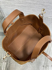 Medium Dior Toujours Bag Golden Saddle  23x15x15cm - 5