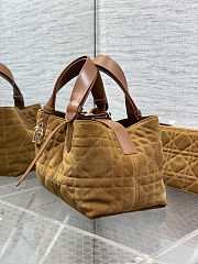 Medium Dior Toujours Bag Golden Saddle  23x15x15cm - 4