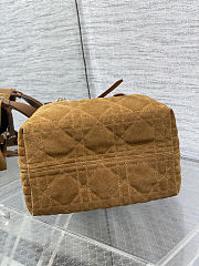 Medium Dior Toujours Bag Golden Saddle  23x15x15cm - 2