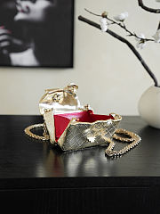 Chanel Minaudiere 2.55 Mini Silver Bag - 2