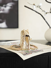 Chanel Minaudiere 2.55 Mini Silver Bag - 3