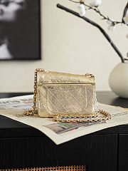 Chanel Minaudiere 2.55 Mini Silver Bag - 6
