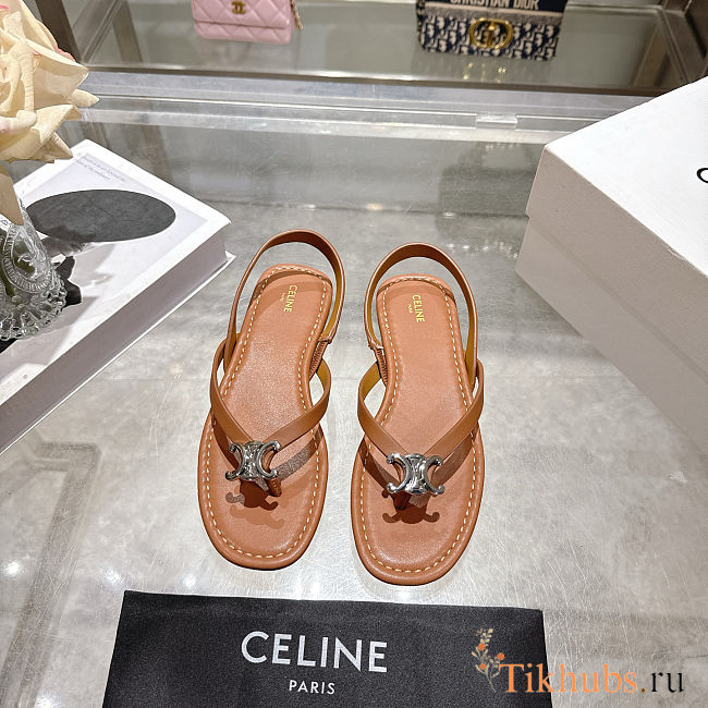 Celine Bay Triomphe Thong Sandal - 1