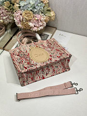 Dior Médaillon Book Tote Pink 36×28 cm - 5