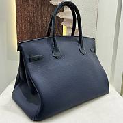 Hermes Birkin 40 Touch DarkNavy Blue Matte Togo Alligator - 6