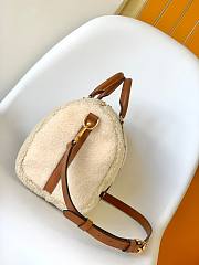 Louis Vuitton Speedy Bandoulière 25 Shearling White Bag 25.0x19.0x15.0cm - 6