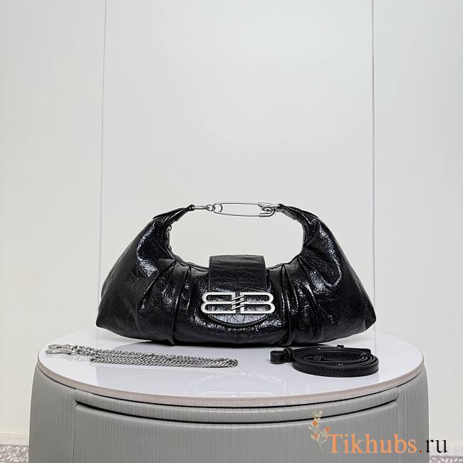 Balenciaga Pamela Small Black Bag 28x16x5cm. - 1