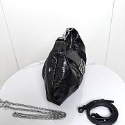 Balenciaga Pamela Small Black Bag 28x16x5cm. - 6