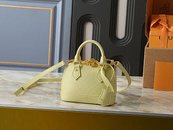 Louis Vuitton Alma BB Citrine Bag 18x12x8cm