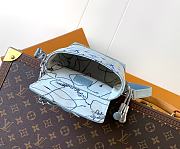  Louis Vuitton Nano Steamer Monogram Iridescent Gradient Grey 15x18x7cm - 6
