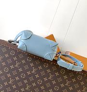  Louis Vuitton Nano Steamer Monogram Iridescent Gradient Grey 15x18x7cm - 2