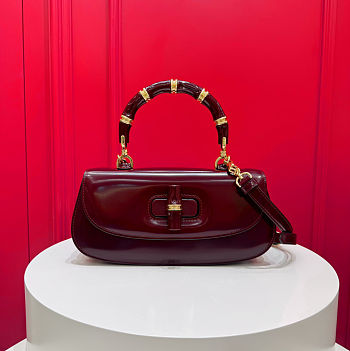 Gucci Bamboo Diva Small Handle Bag 26.6x13x8cm