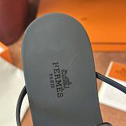 Hermès Mykonos Black Sandals - 5