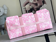 Louis Vuitton Keepall Bandoulière Pink Bag 55 x 27 x 20cm - 4