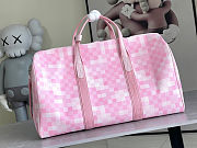 Louis Vuitton Keepall Bandoulière Pink Bag 55 x 27 x 20cm - 3