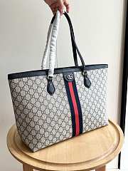 Gucci Ophidia GG Medium Tote Bag Beige 38x28x14cm - 5