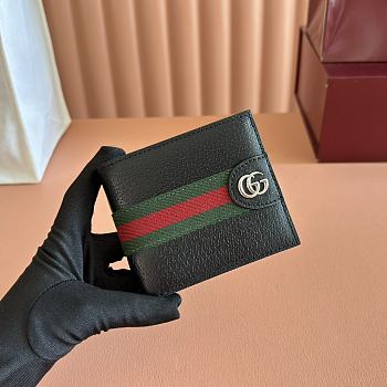 Gucci Ophidia Leather Wallet 11x9cm
