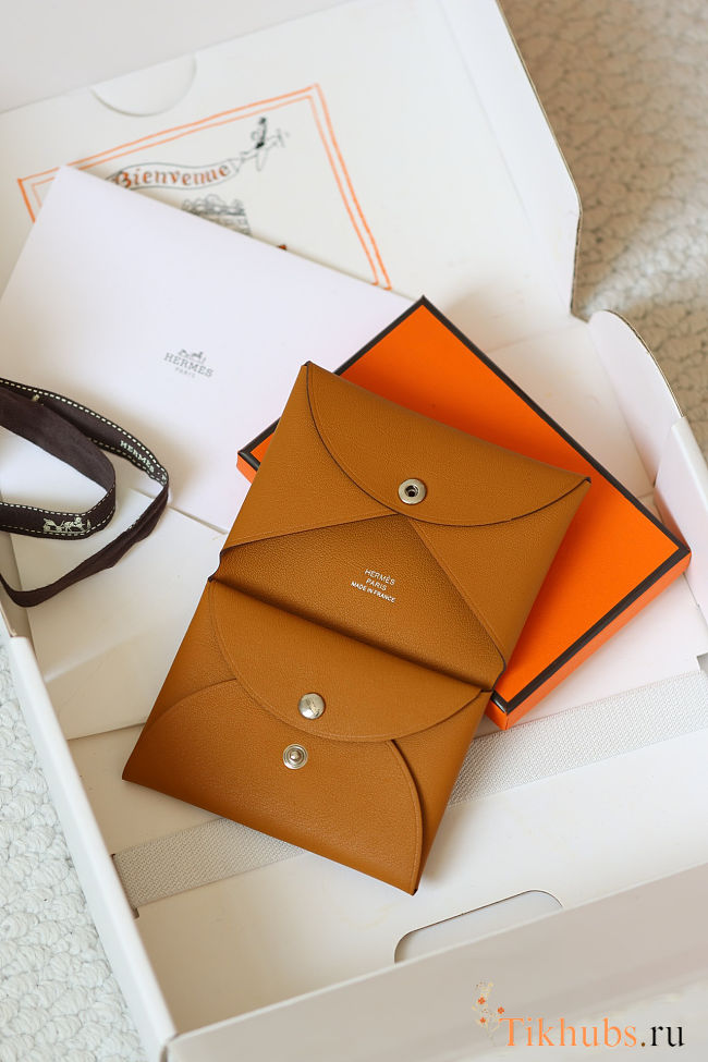 Hermès Calvi Duo Wallet 10.5x7x1.3cm - 1