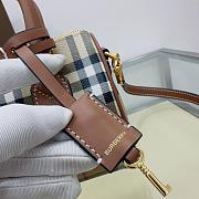 Burberry Mini Check Bowling Bag 18.5 x 11 x 12cm - 5