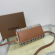 Burberry Mini Check Bowling Bag 18.5 x 11 x 12cm - 4