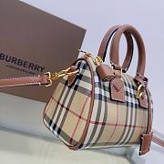 Burberry Mini Check Bowling Bag 18.5 x 11 x 12cm - 3