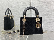 Lady Dior Crystal Embellished Bag 17cm - 1