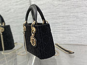 Lady Dior Crystal Embellished Bag 17cm - 6