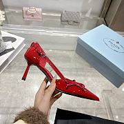 Prada bow-detail patent leather pumps - 6