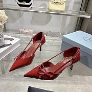 Prada bow-detail patent leather pumps - 3