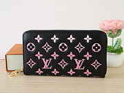 Louis Vuitton Zippy Wallet Monogram Embossed Lambskin 19.5 x 10.5 x 2.5 - 5