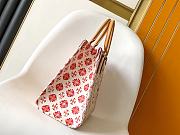 Louis Vuitton Monogram Tiles By The Pool OnTheGo MM (Red/Coral) 35.0 x 27.0 x 14.0CM - 5