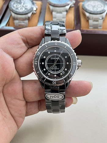 Chanel J12 Black Ceramic 38mm Watch