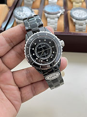 Chanel J12 Black Ceramic 38mm Watch - 4