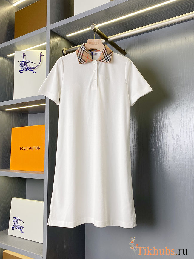 Burberry Check cotton polo dress - 1