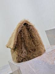 Saint Laurent Large Niki Shoulder Bag in Faux Fur 47×34×16cm - 3