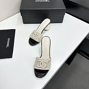 Chanel Pearl-embellished Heeled Sandals - 4