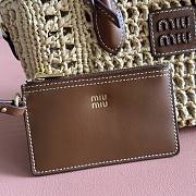 Miu Miu Ivy raffia crochet bag 25.5x14x9.5cm - 6