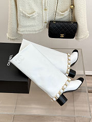 Chanel Chain-Detail High Boots - 5