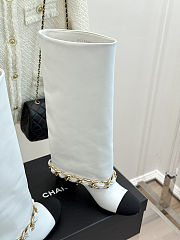 Chanel Chain-Detail High Boots - 6