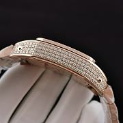Cartier Santos de Cartier Rose Gold Diamond Watch - 5