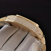 Cartier Santos de Cartier Yellow Gold Diamond Watch - 4