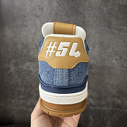 LV Trainer Sneaker faded denim - 6