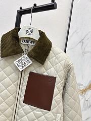  Loewe Corduroy-Collar Quilted Jacket  - 4
