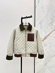  Loewe Corduroy-Collar Quilted Jacket  - 2