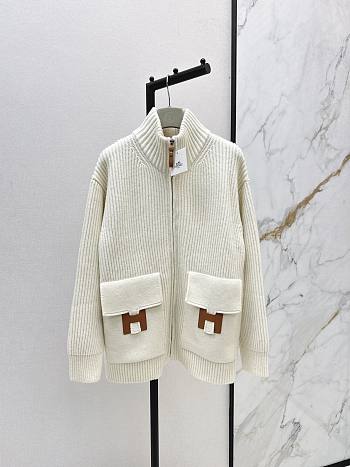 Hermes Wool knit jacket