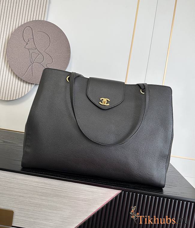 Chanel Large Shopping Black Bag 36x46x20cm - 1
