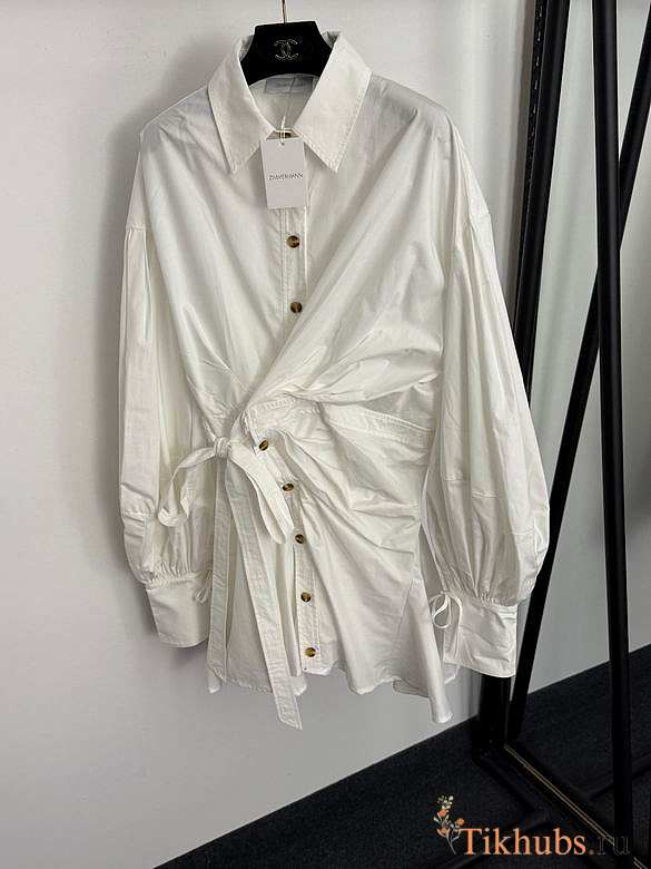 Zimmermann Rebellion Poplin White Dress - 1